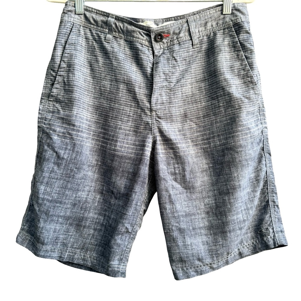 O'Neill Men's Hybrid Shorts Grey Pinstripe 32